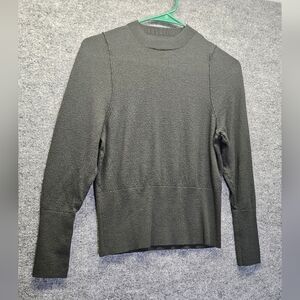 Rag&Bone Dark Green 100% Fine Merino Wool Sweater Size M WOMENS